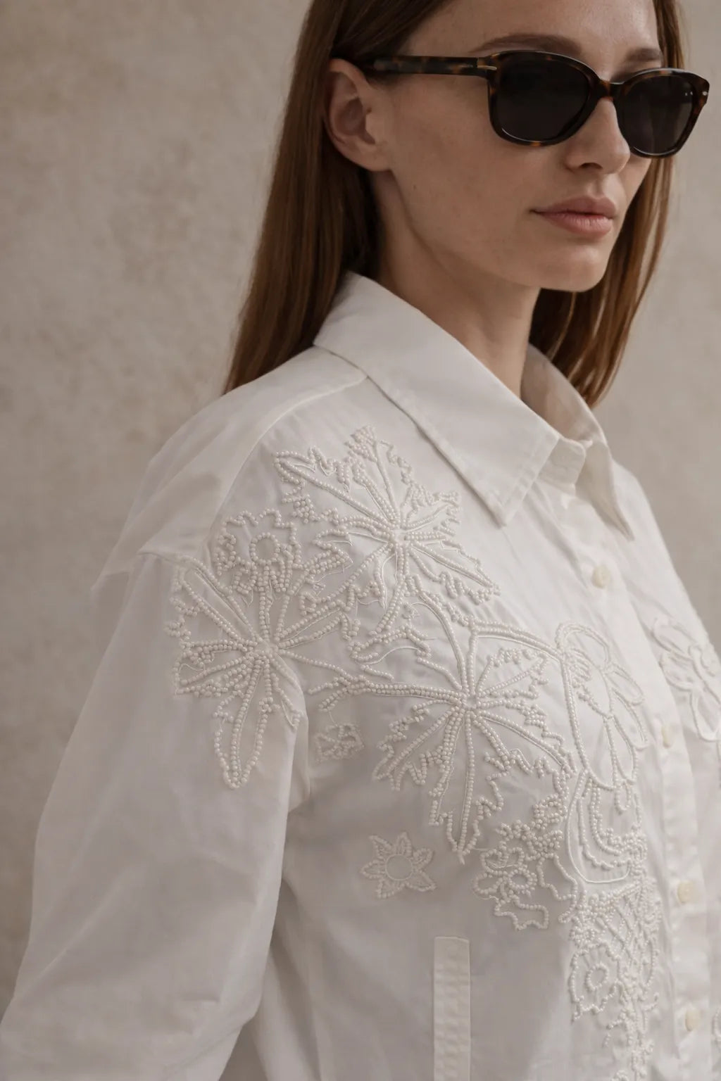 Embroidered oversize Shirt