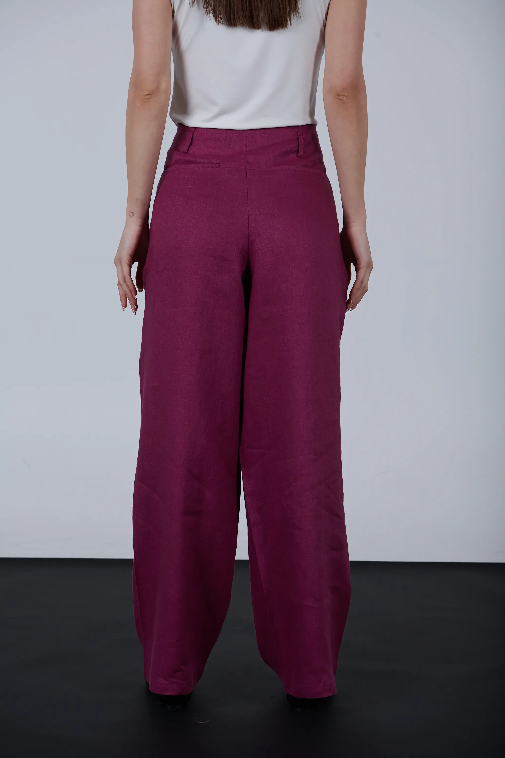 Wide Leg Linen Pants