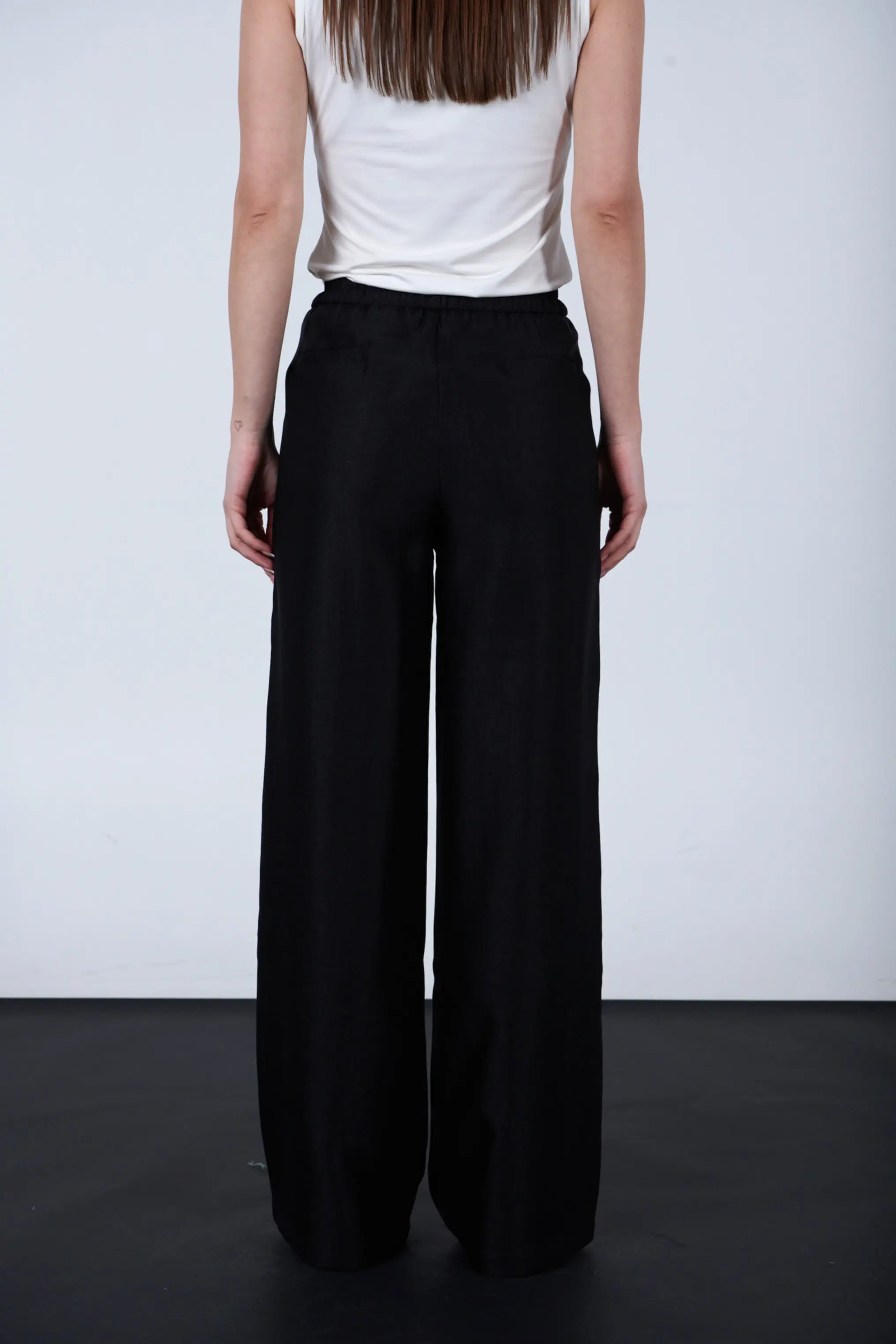 Wide Leg Drawstring Pants