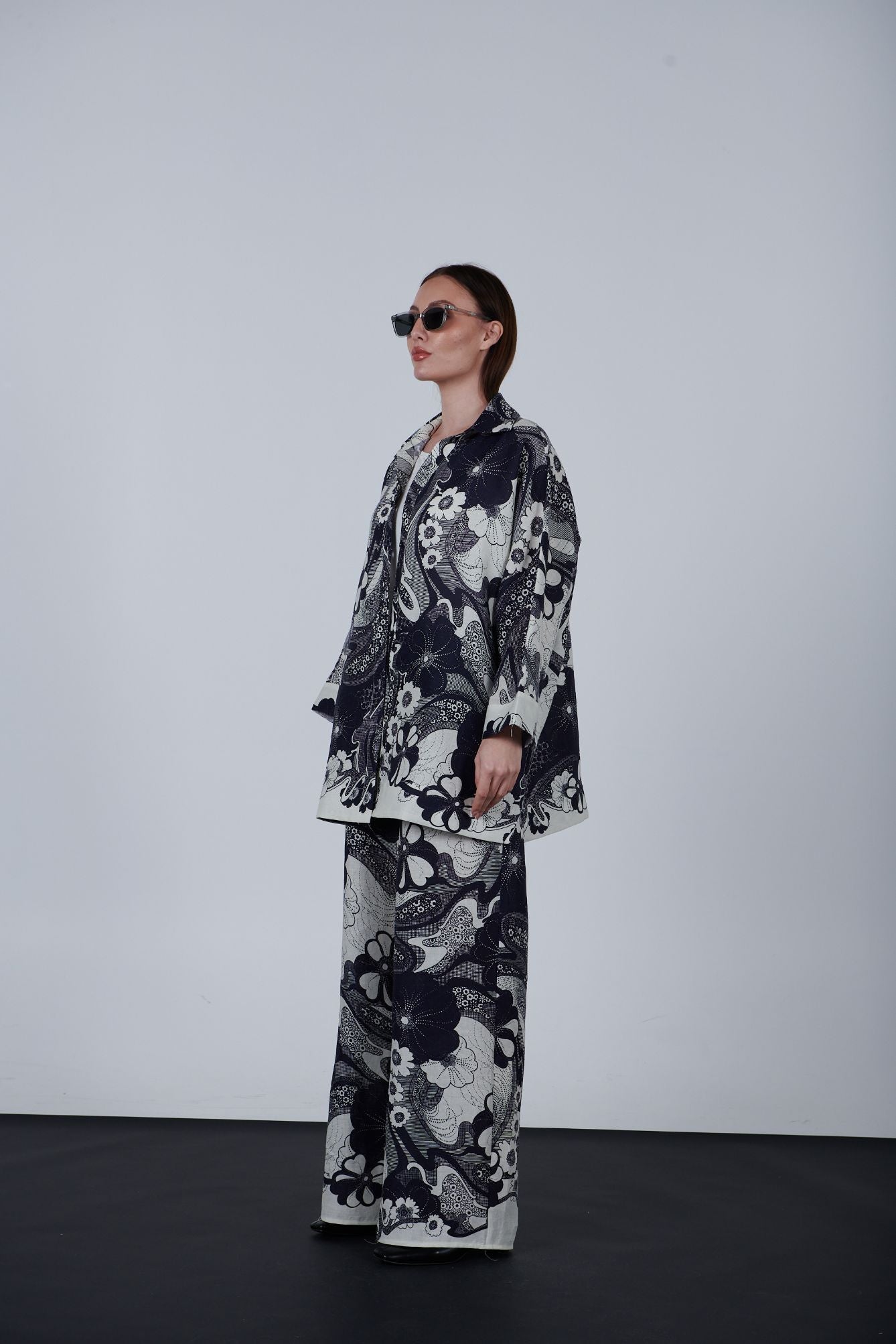 Printed Linen Jacket