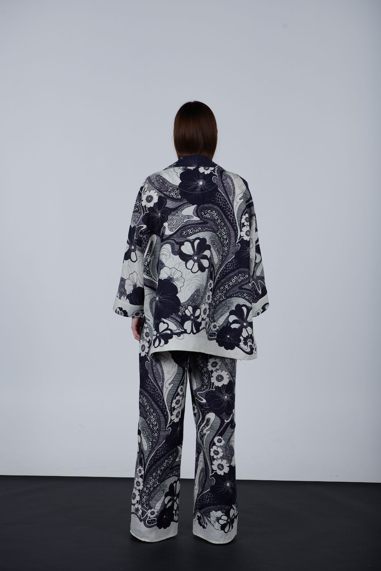 Printed Linen Jacket