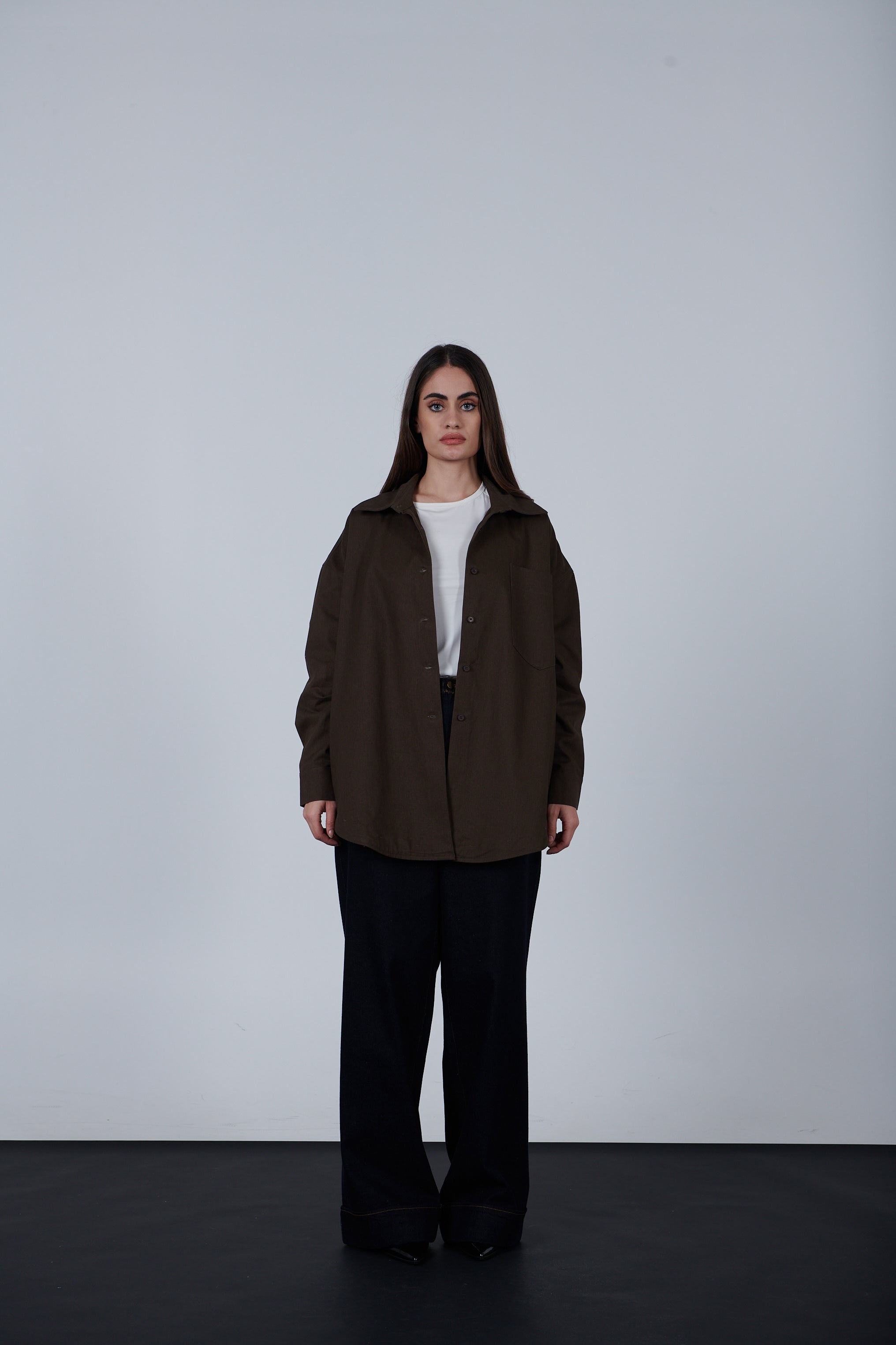 Oversize Buttoned Jacket