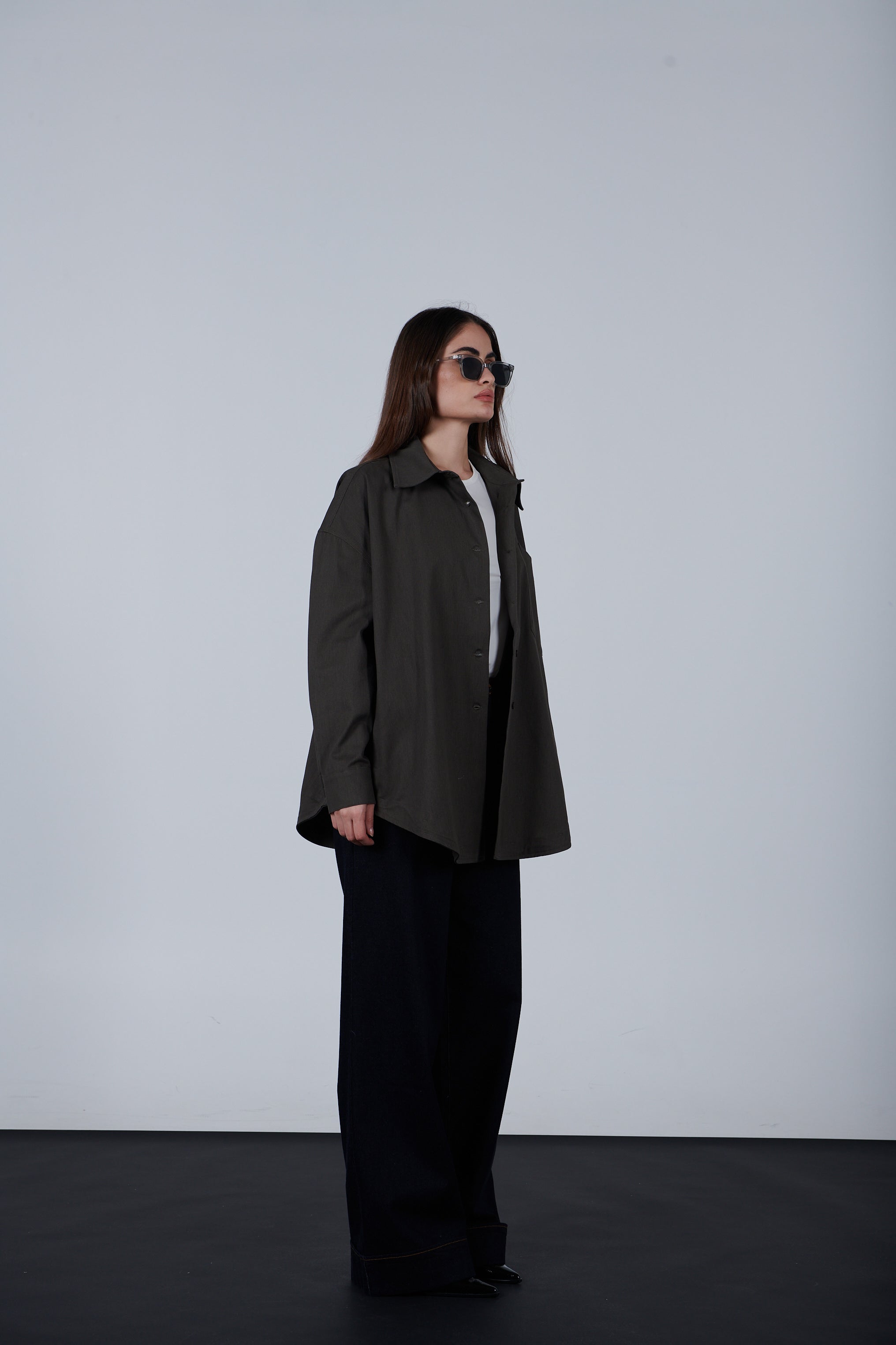 Oversize Buttoned Jacket