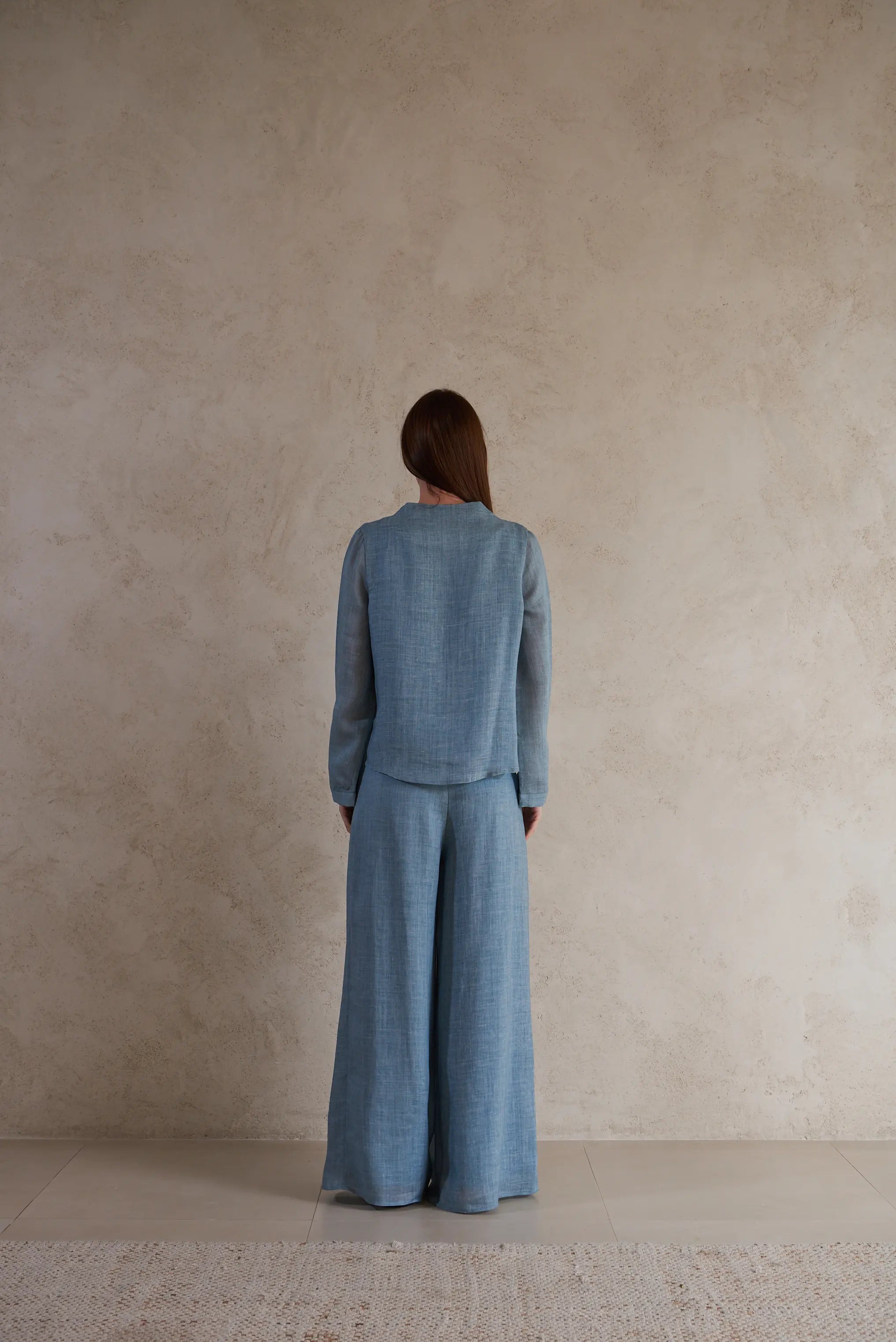 Linen Tie-Front Jacket