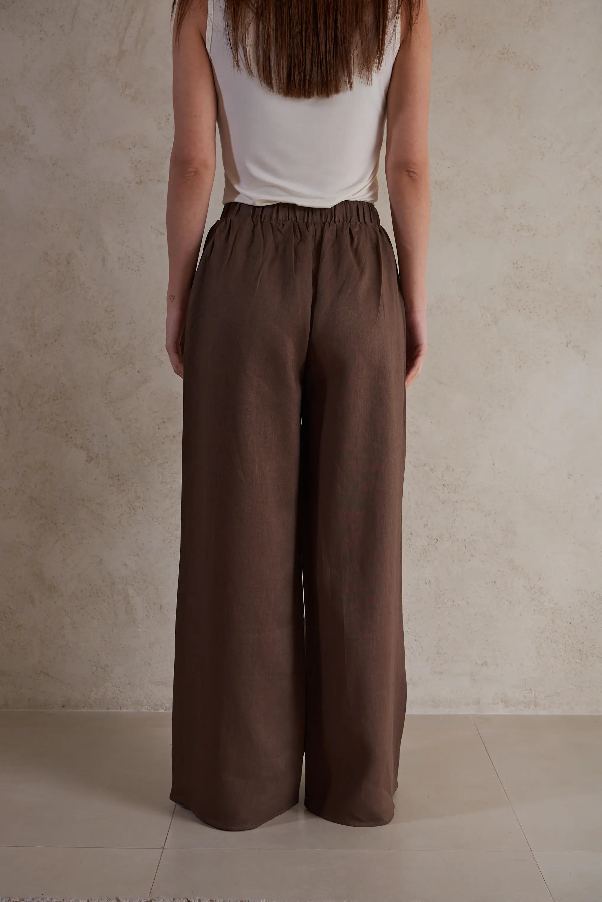 Wide Leg Linen Pants