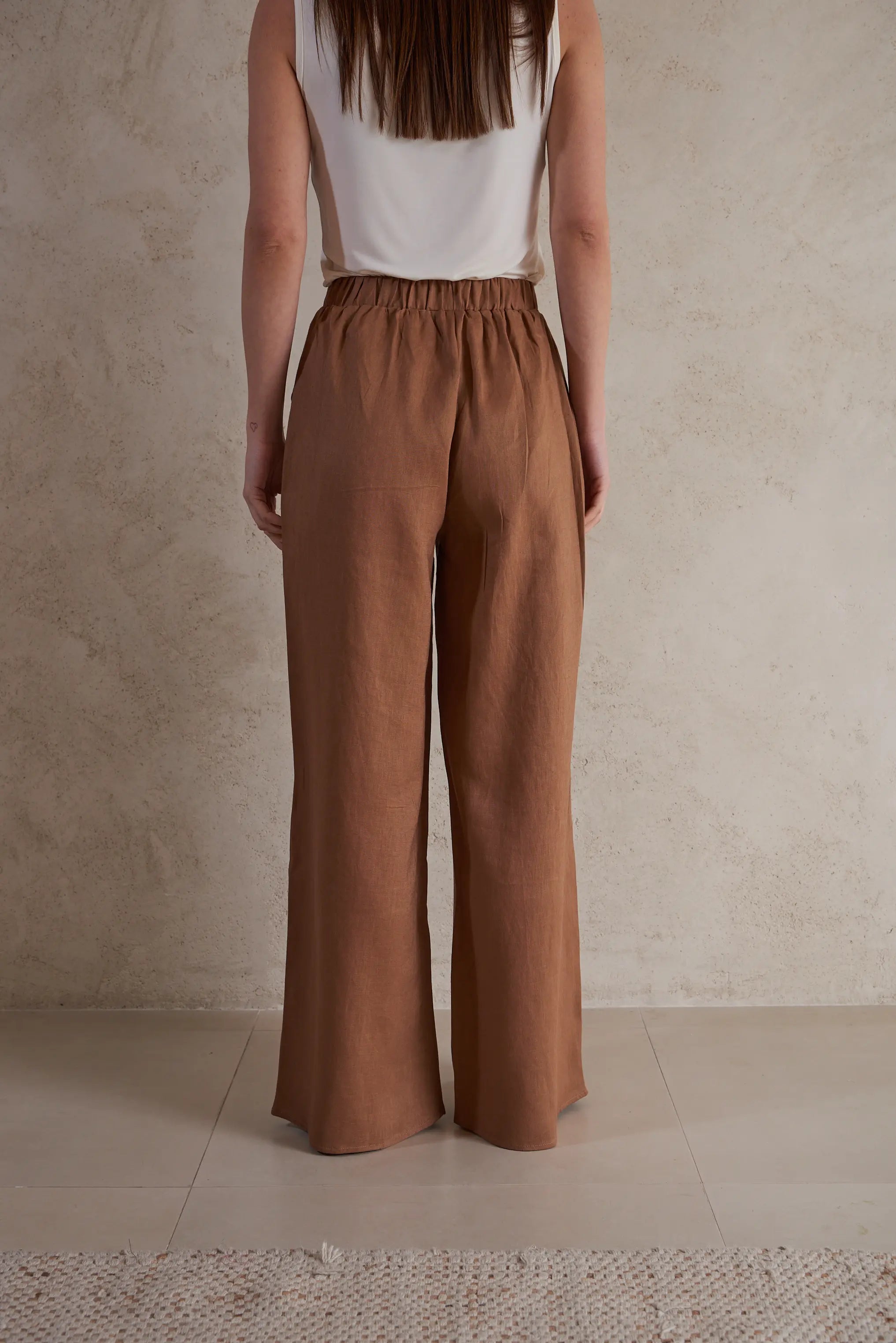 Wide Leg Linen Pants