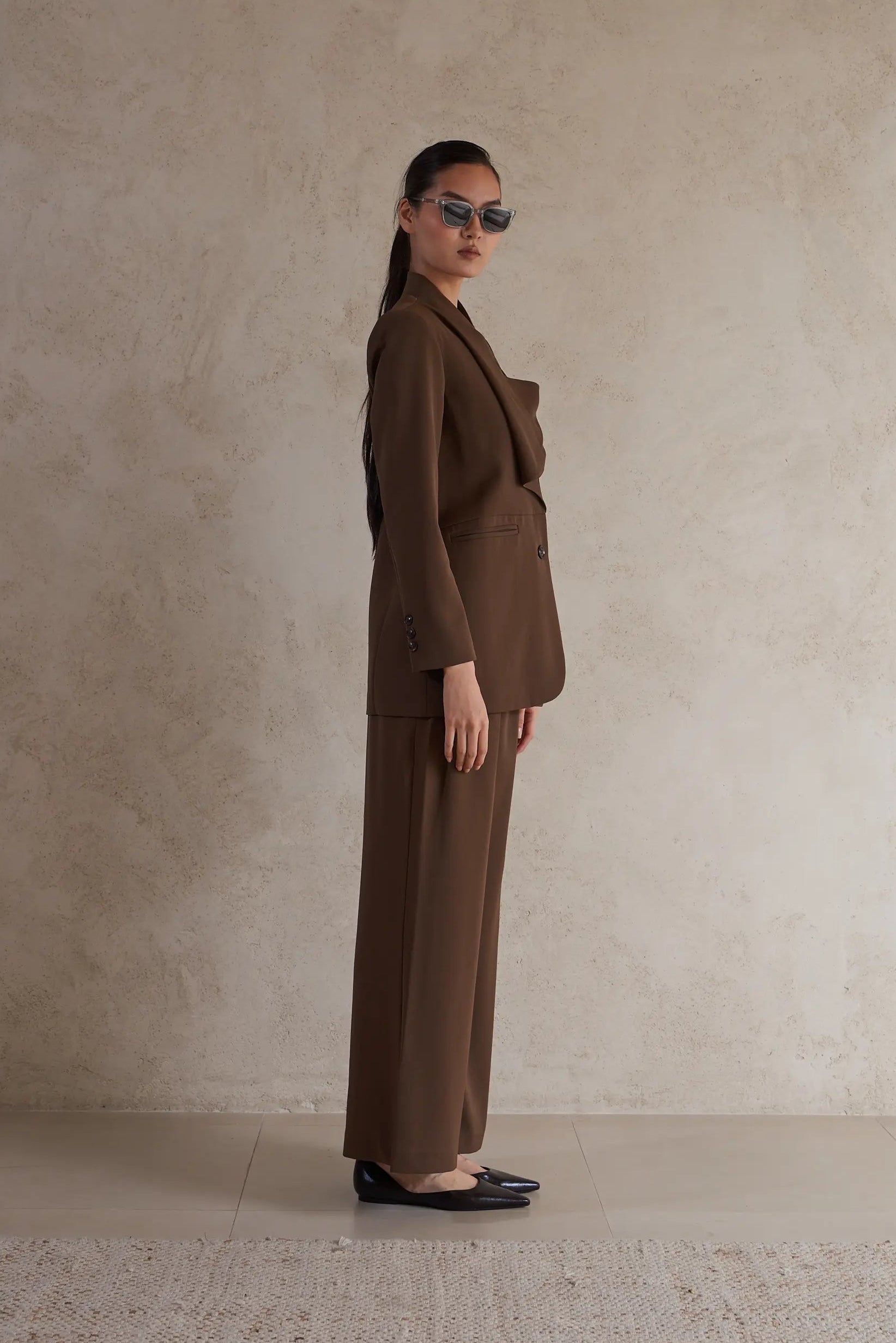 Formal Draped Blazer