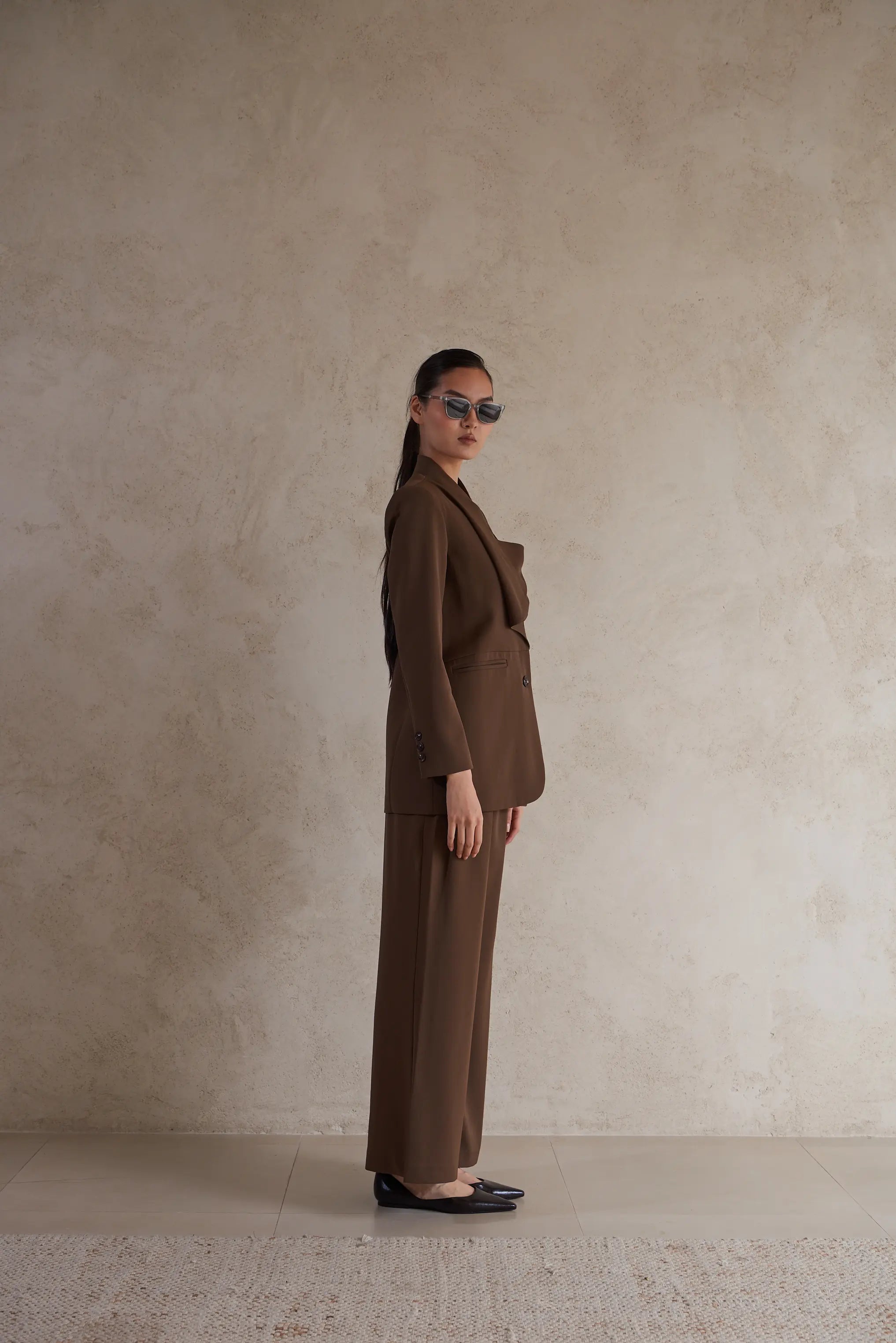 Formal Draped Blazer