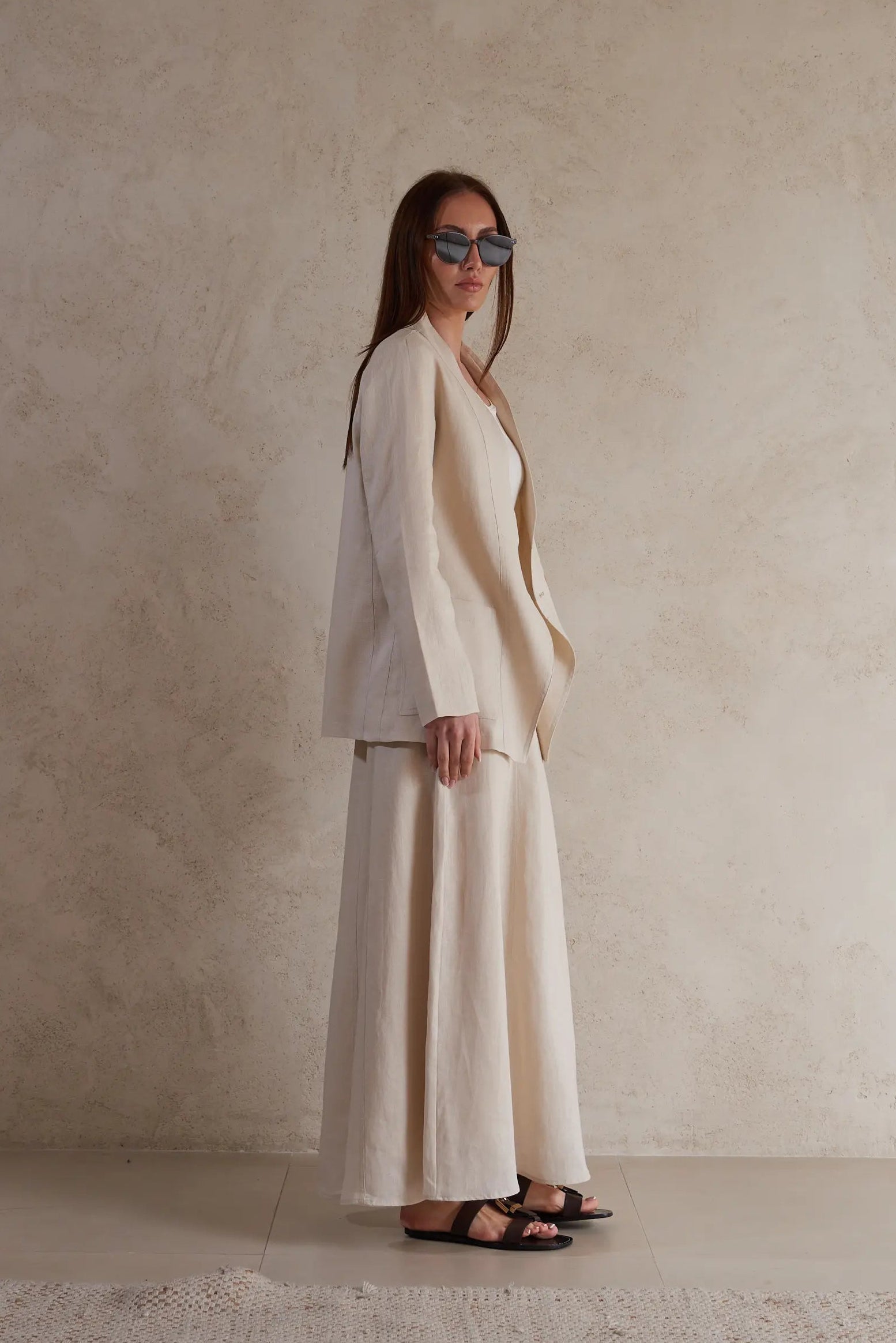 Chic Tailored Linen Jacket