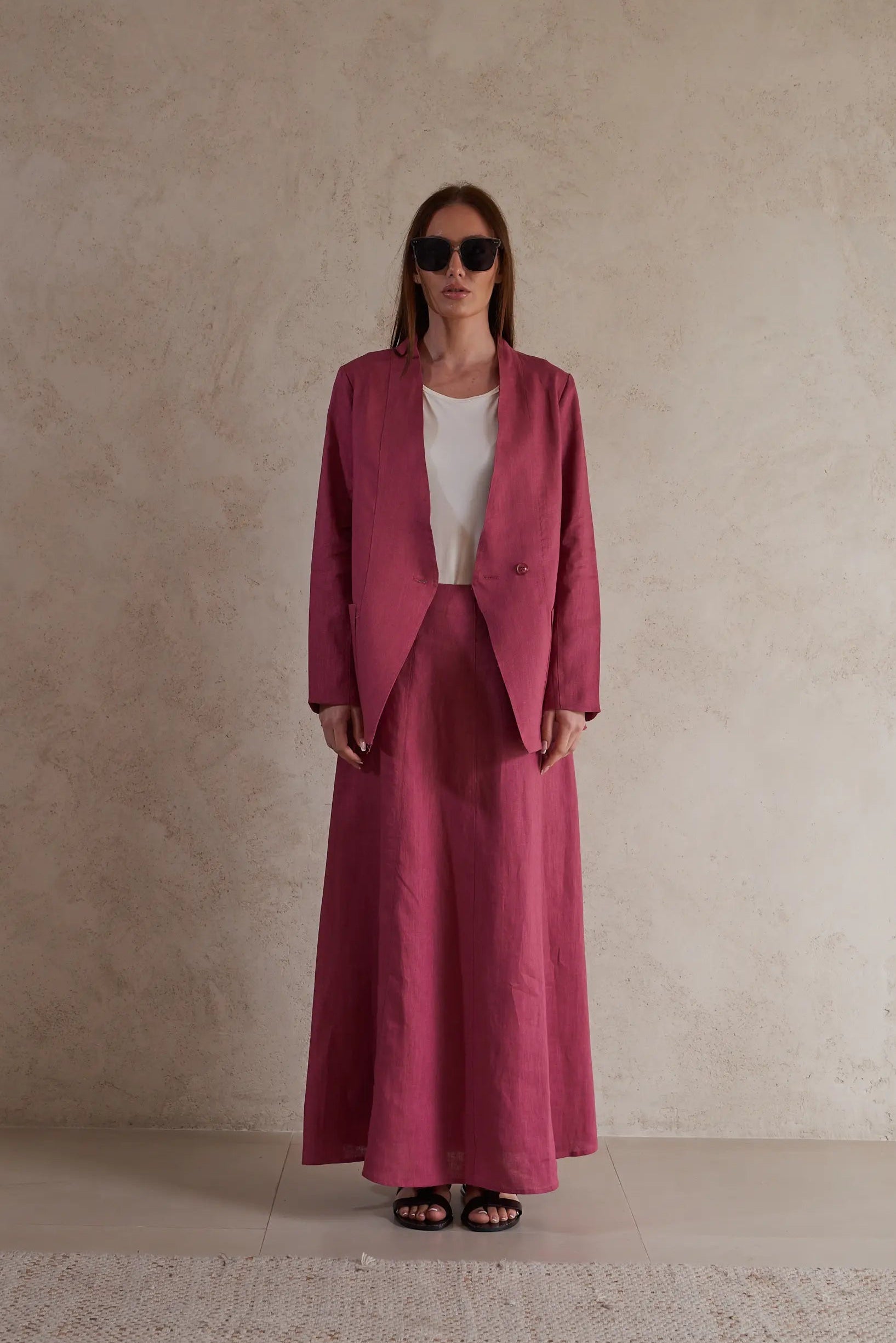 Chic Tailored Linen Jacket