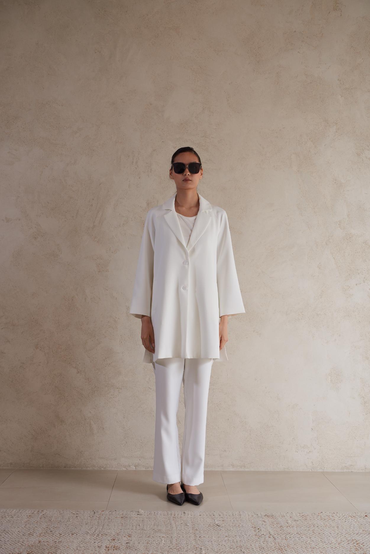 Long plain formal jacket