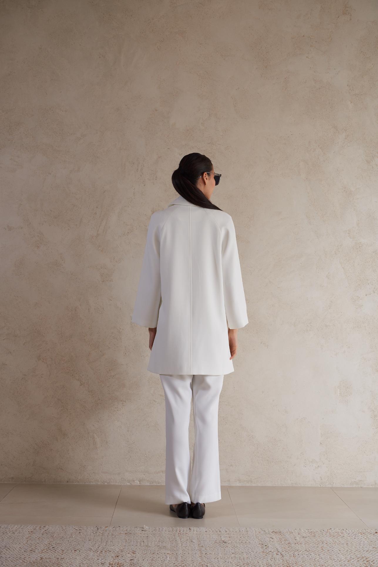 Long plain formal jacket