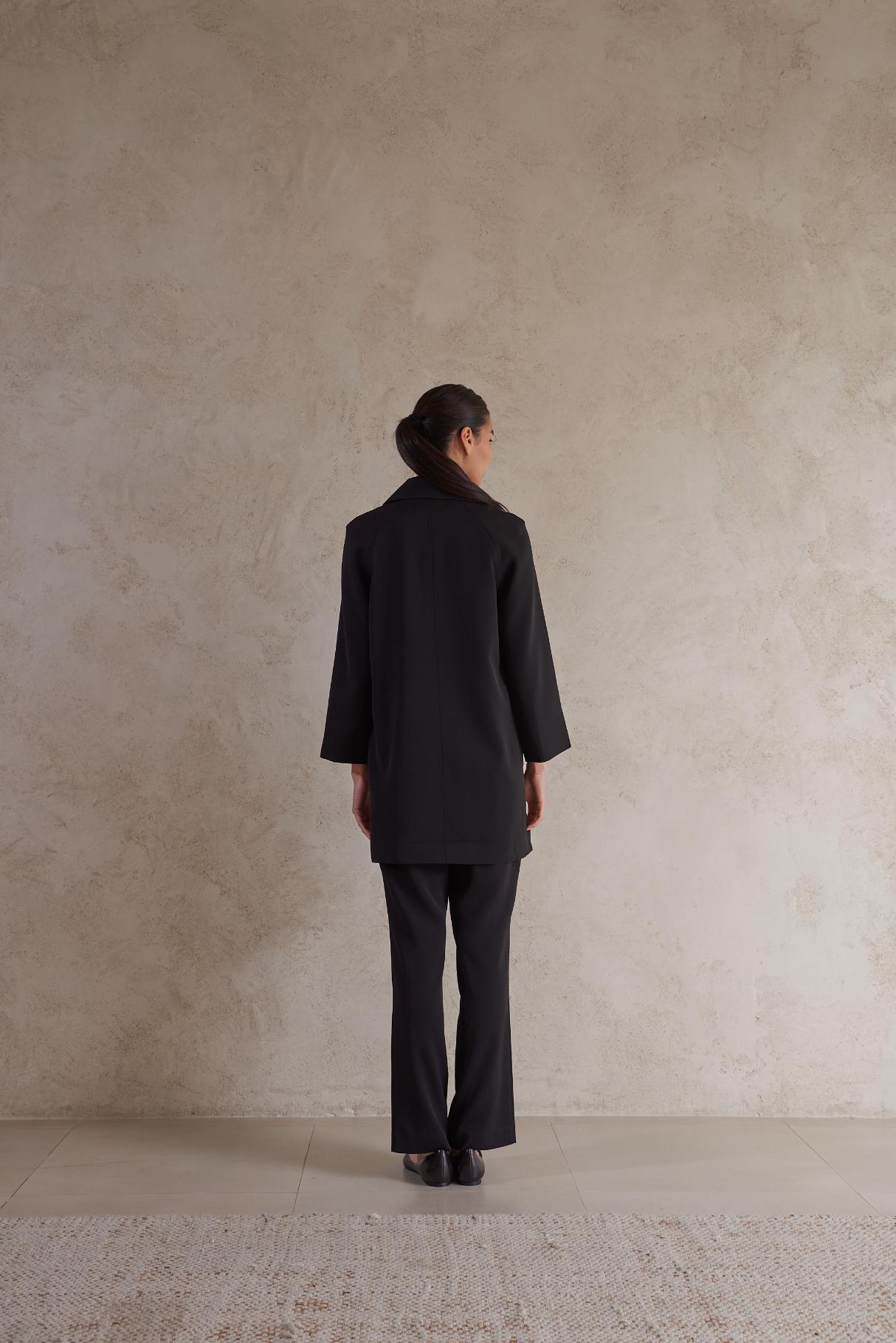 Long plain formal jacket