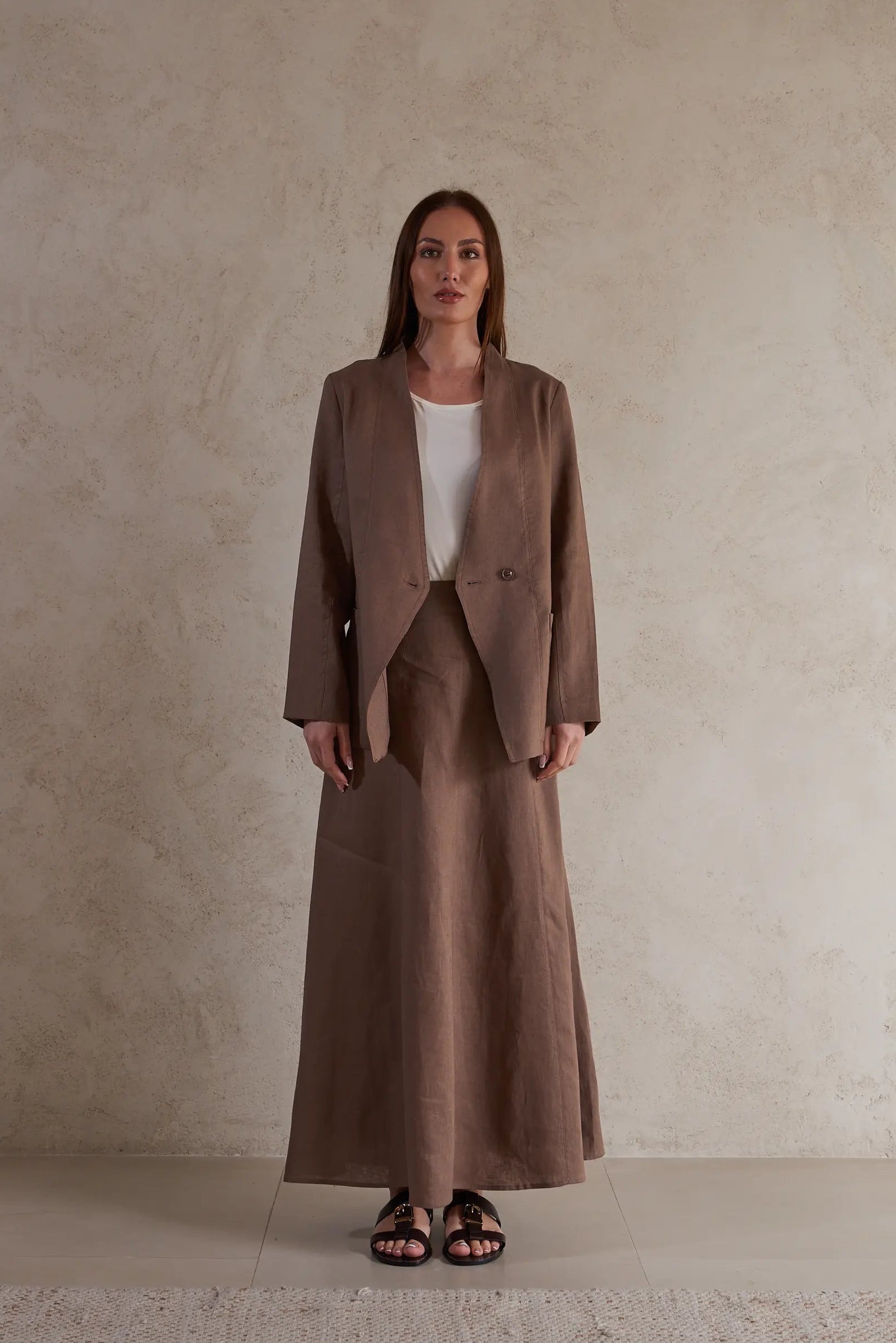 Chic Tailored Linen Jacket