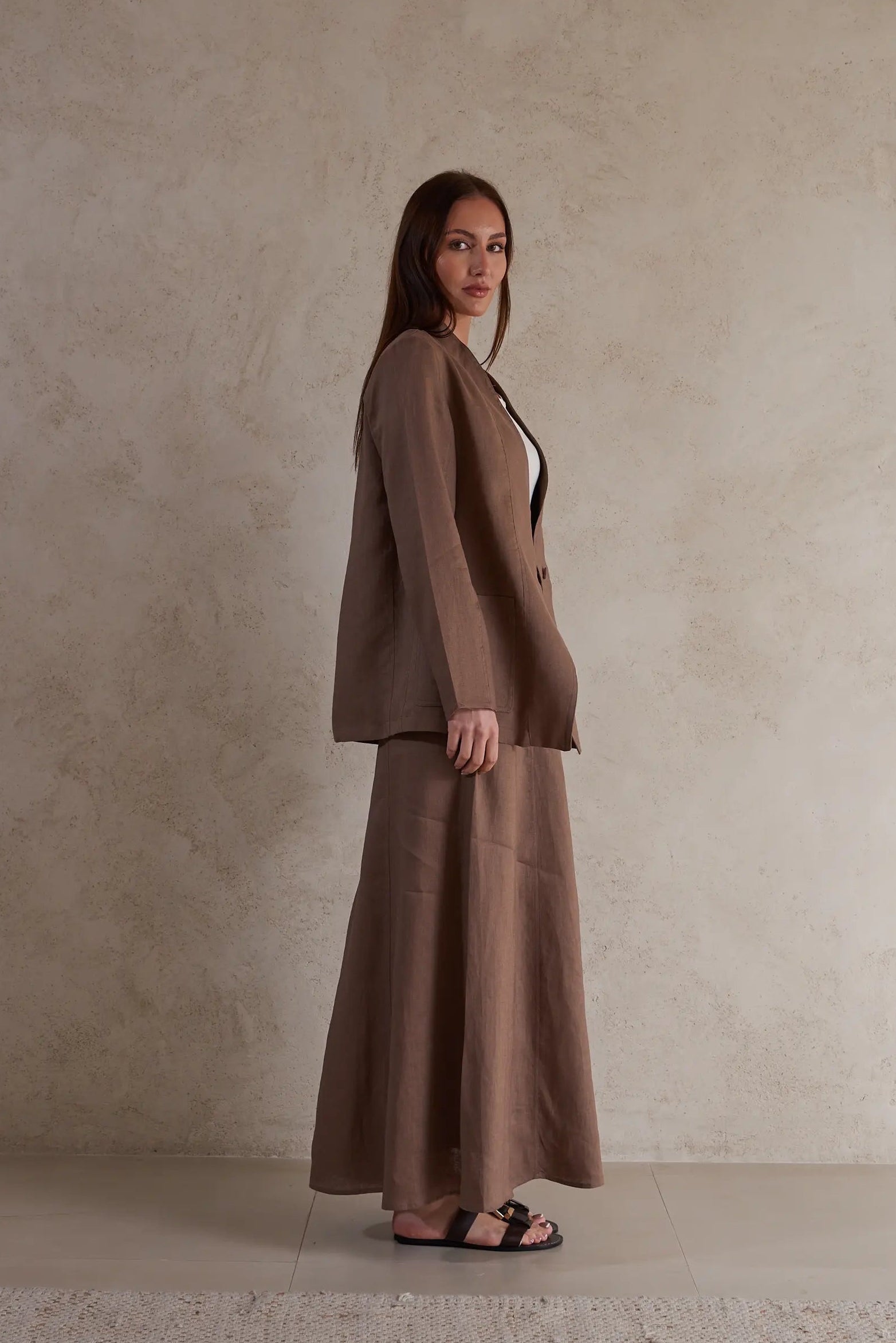Chic Tailored Linen Jacket