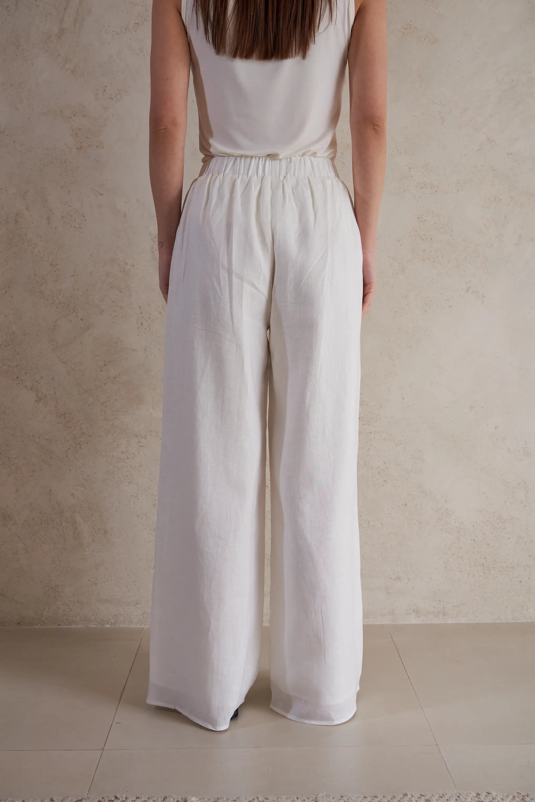 Wide Leg Linen Pants