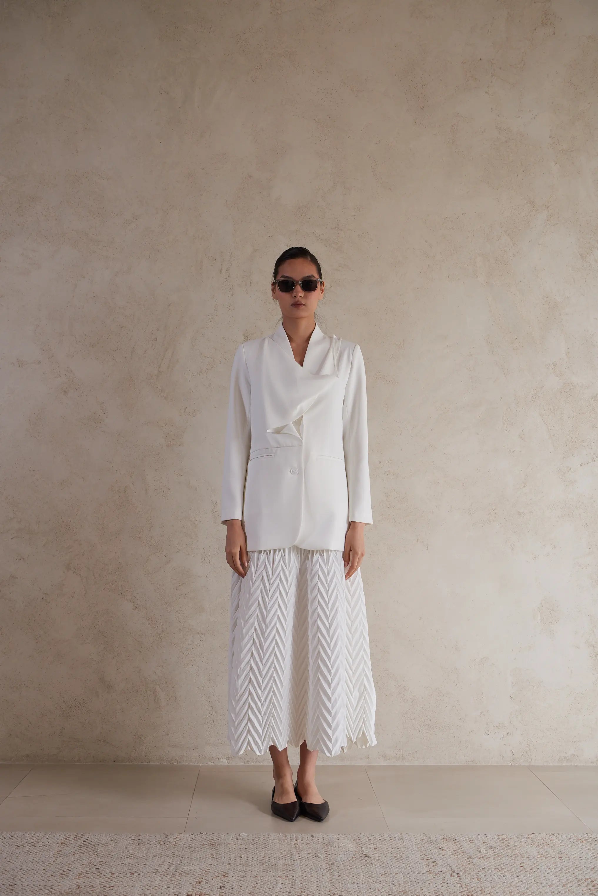 Formal Draped Blazer