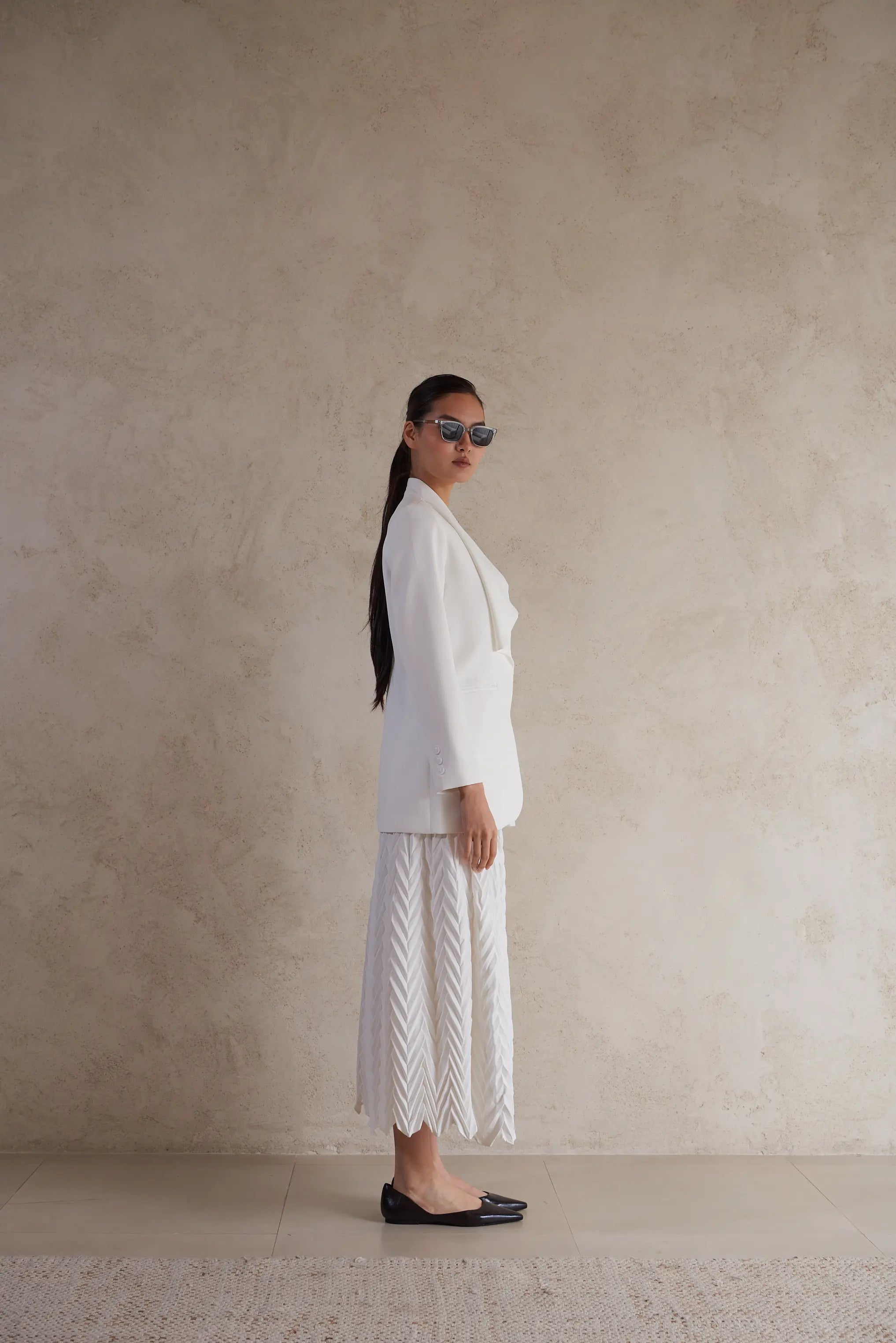 Formal Draped Blazer