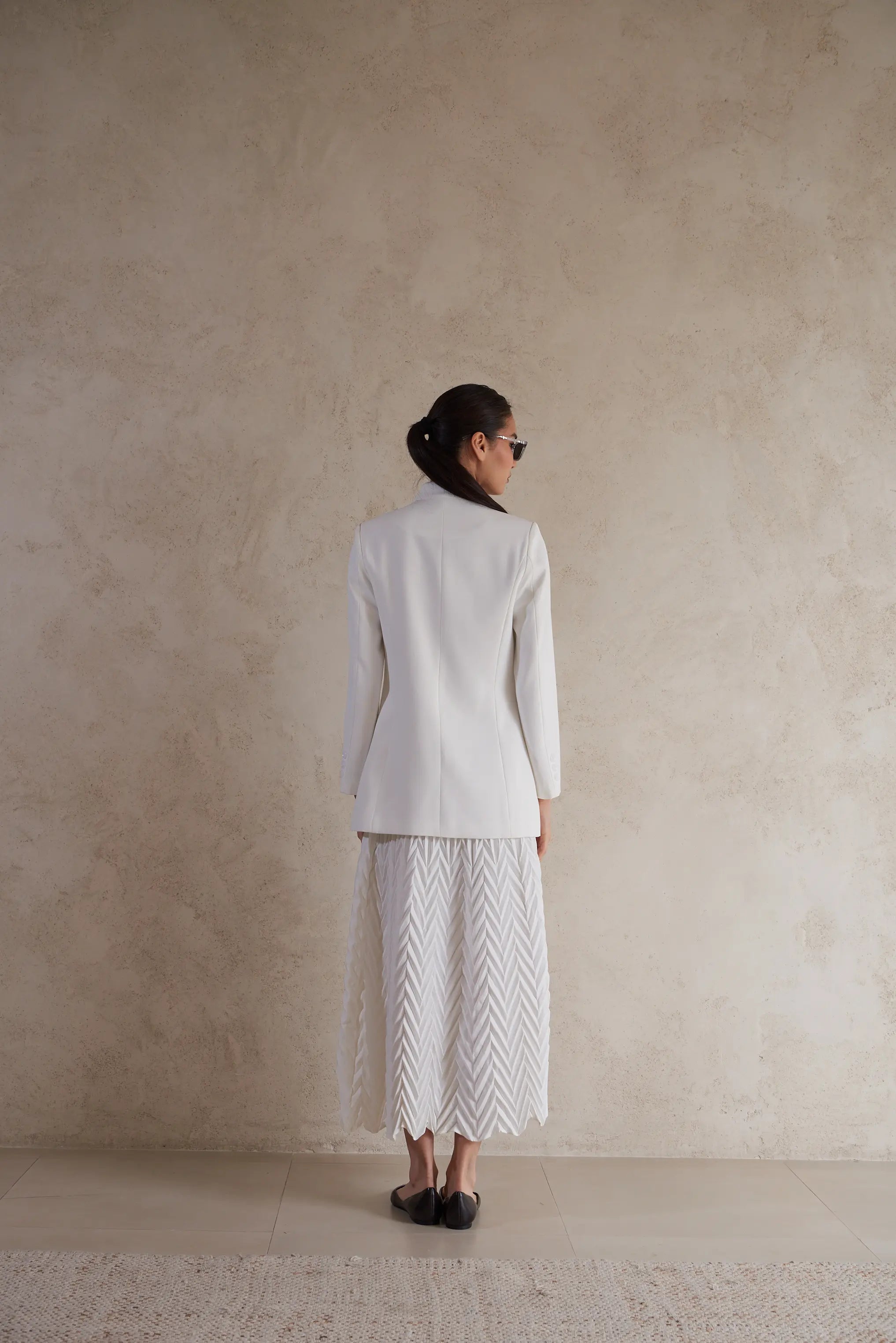 Formal Draped Blazer