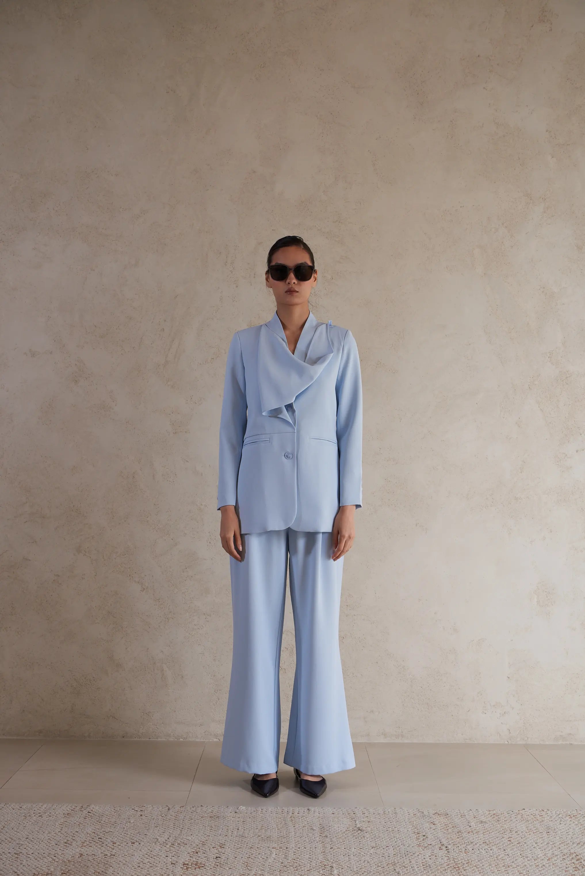 Formal Draped Blazer