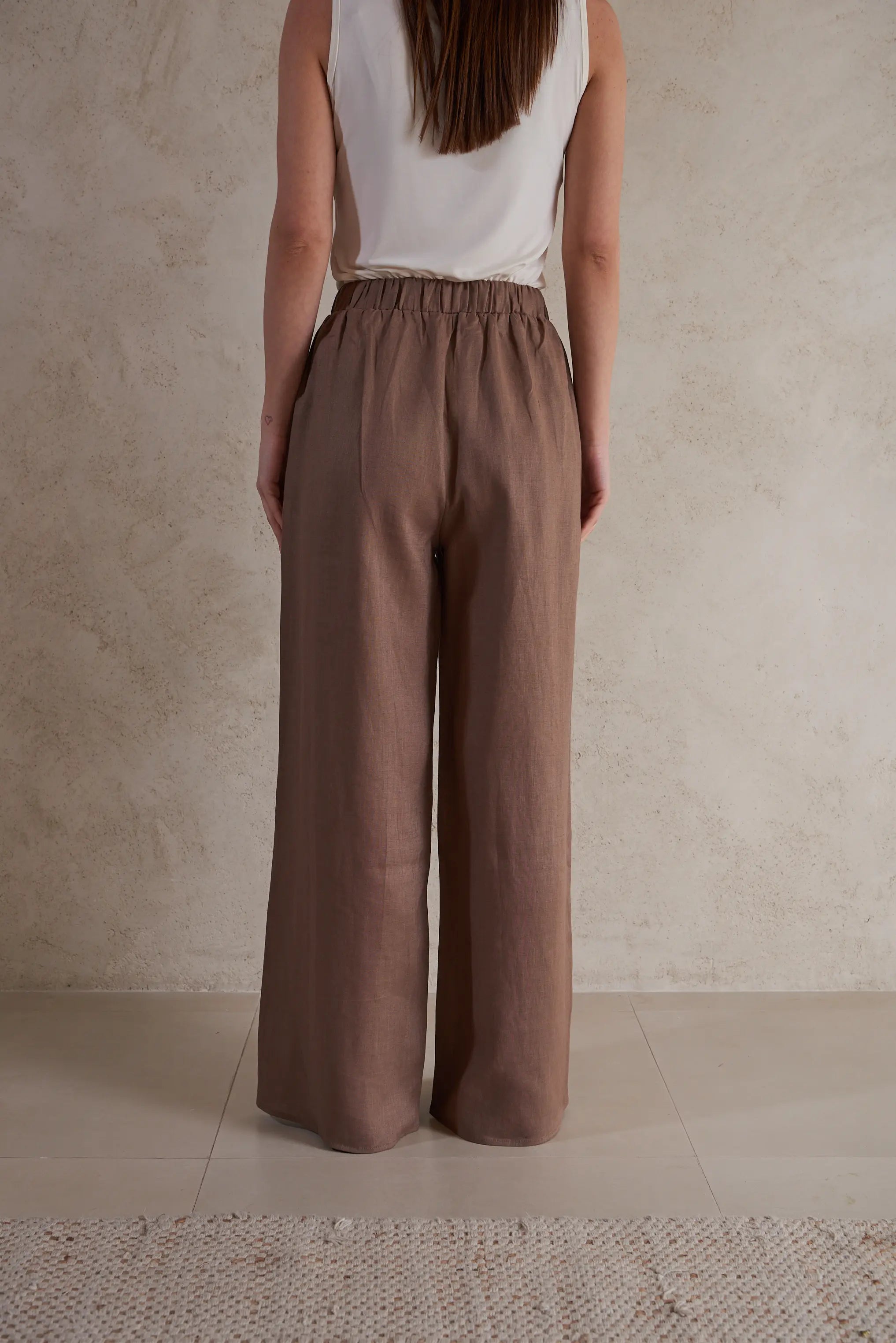 Wide Leg Linen Pants