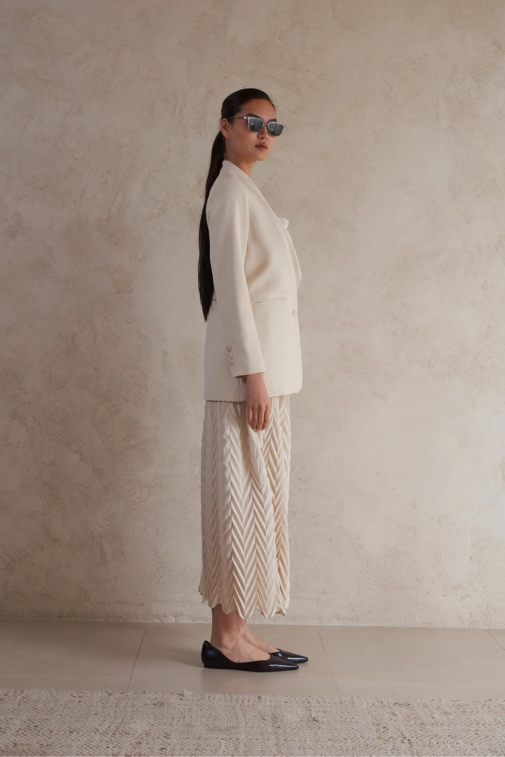 Formal Draped Blazer