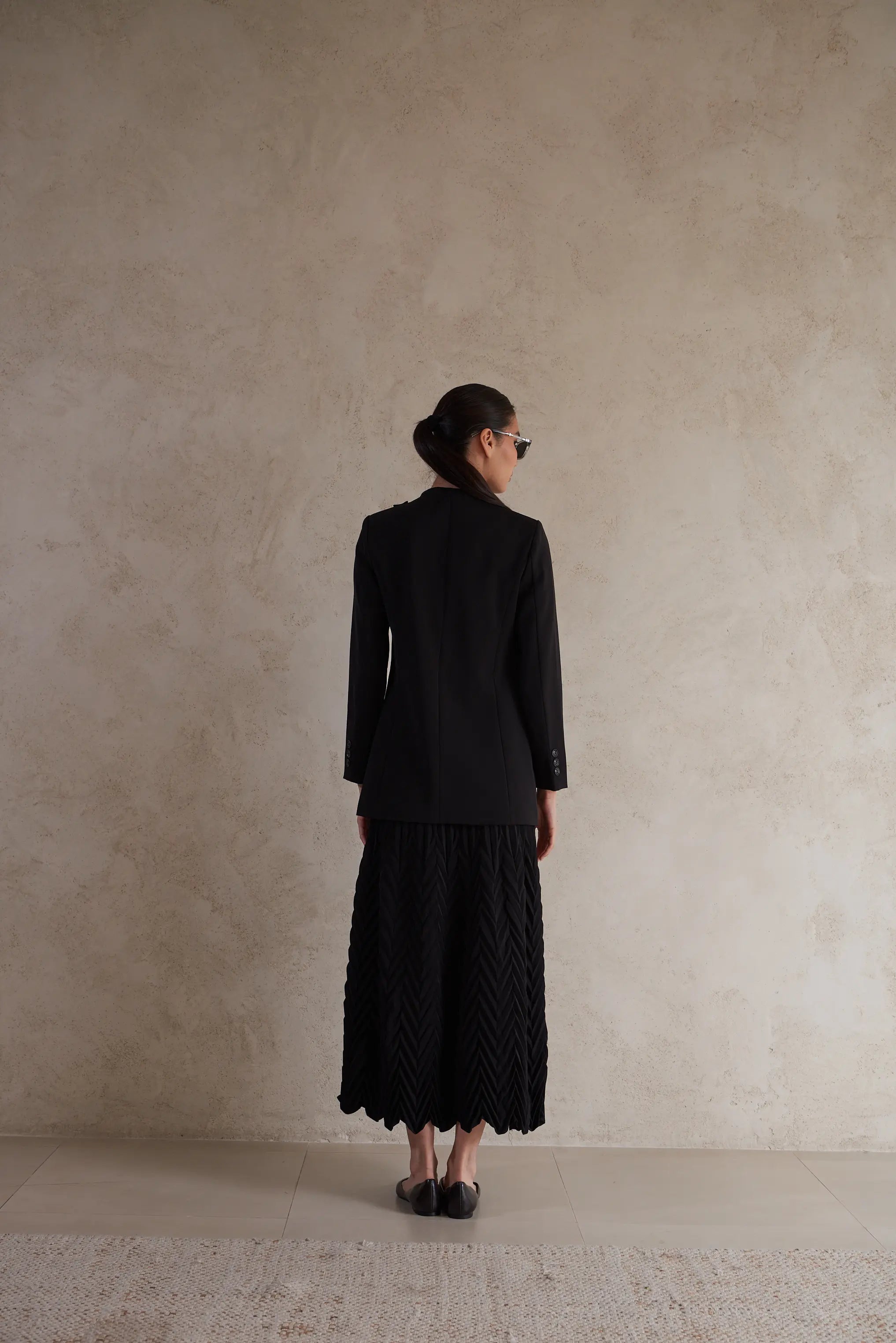 Formal Draped Blazer