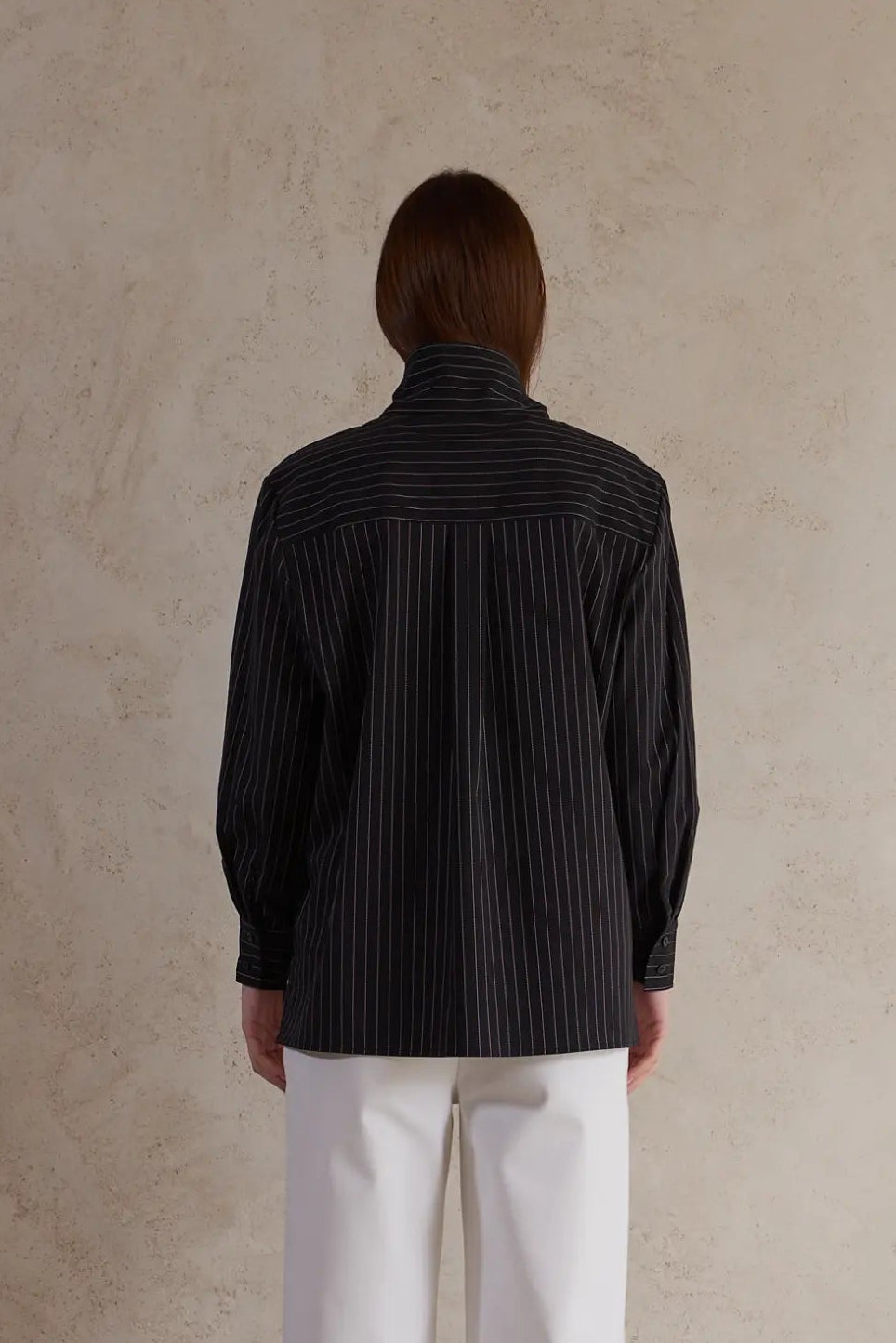 Black Striped Blouse