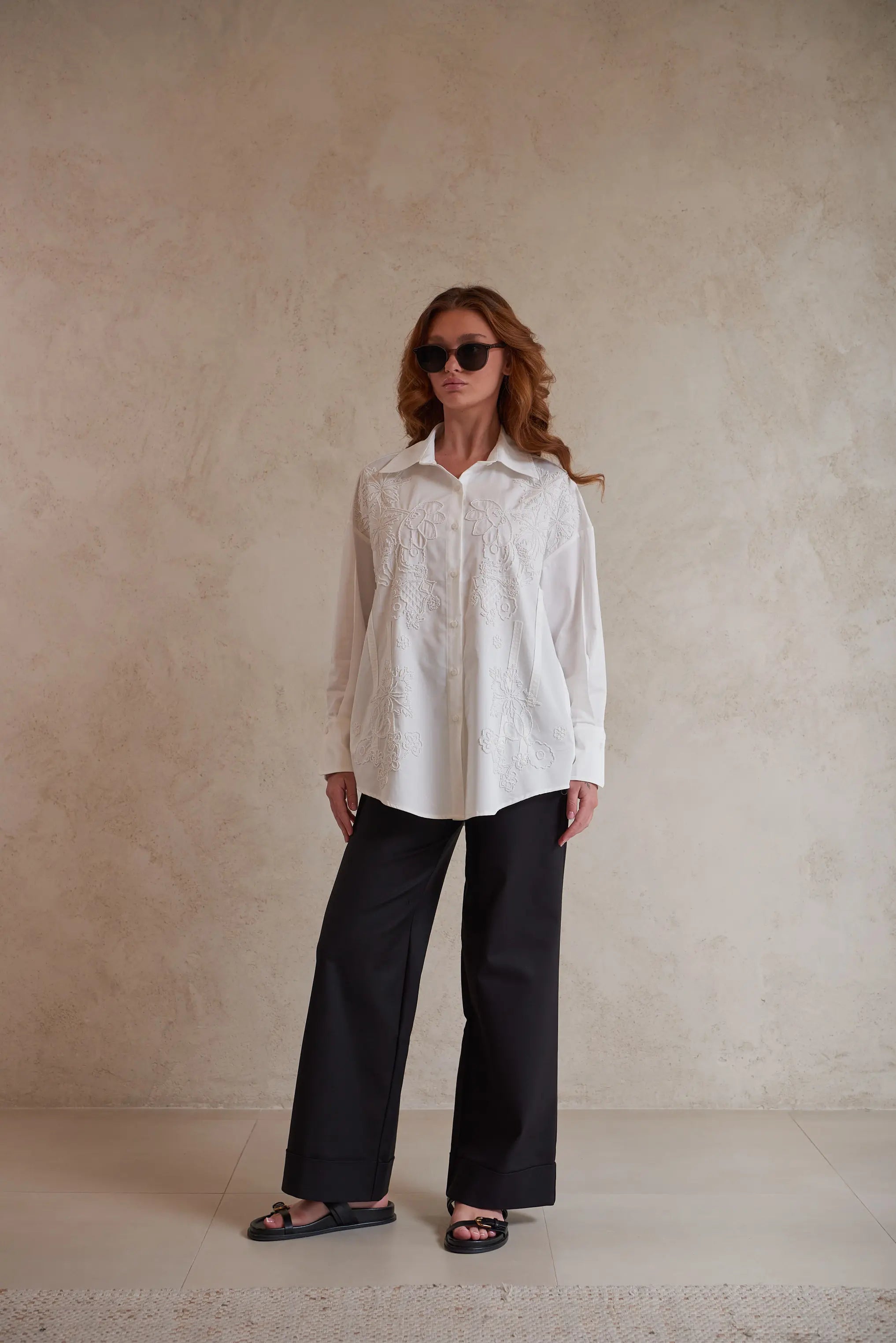 Embroidered oversize Shirt
