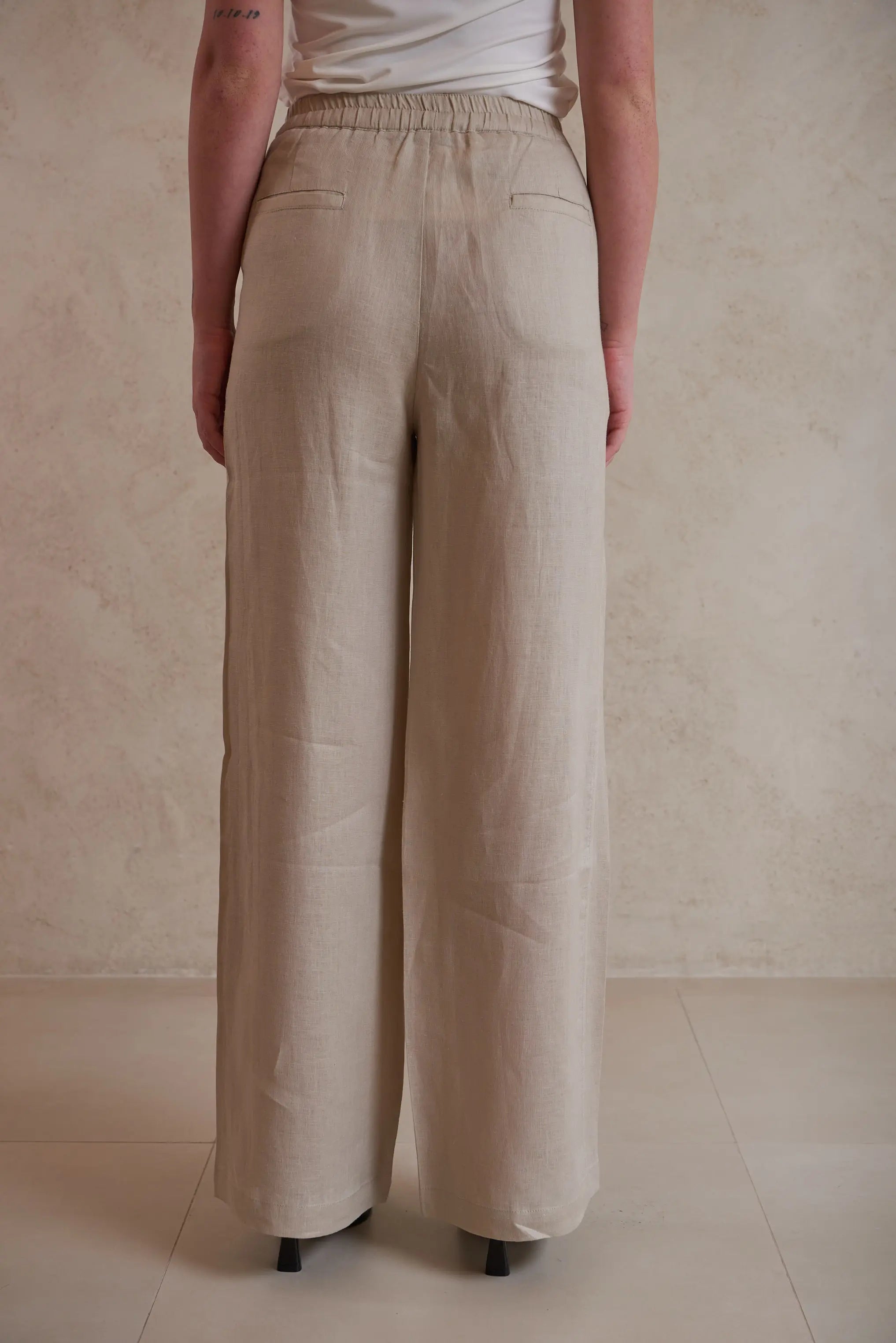 Linen Drawstring Pants