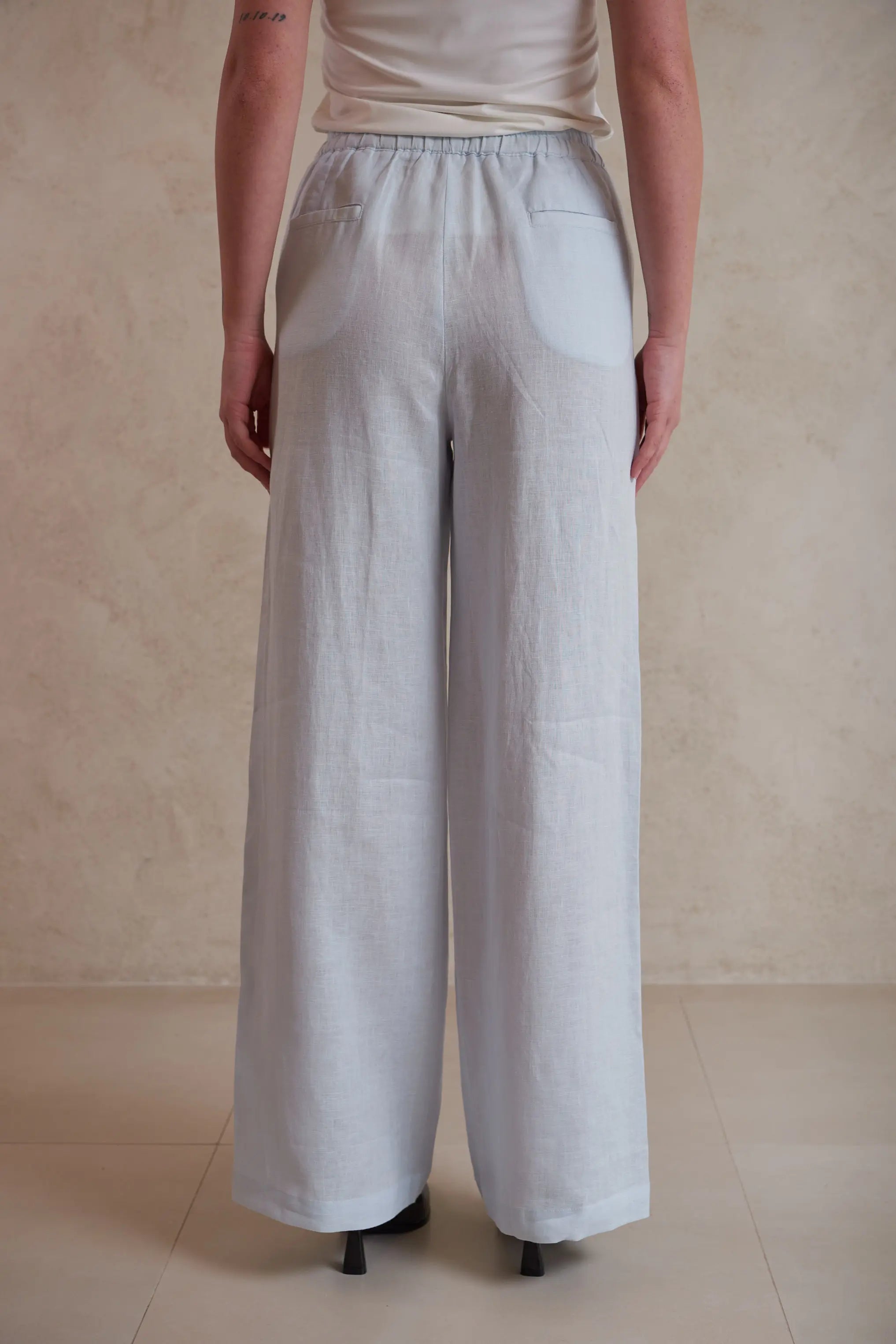 Linen Drawstring Pants