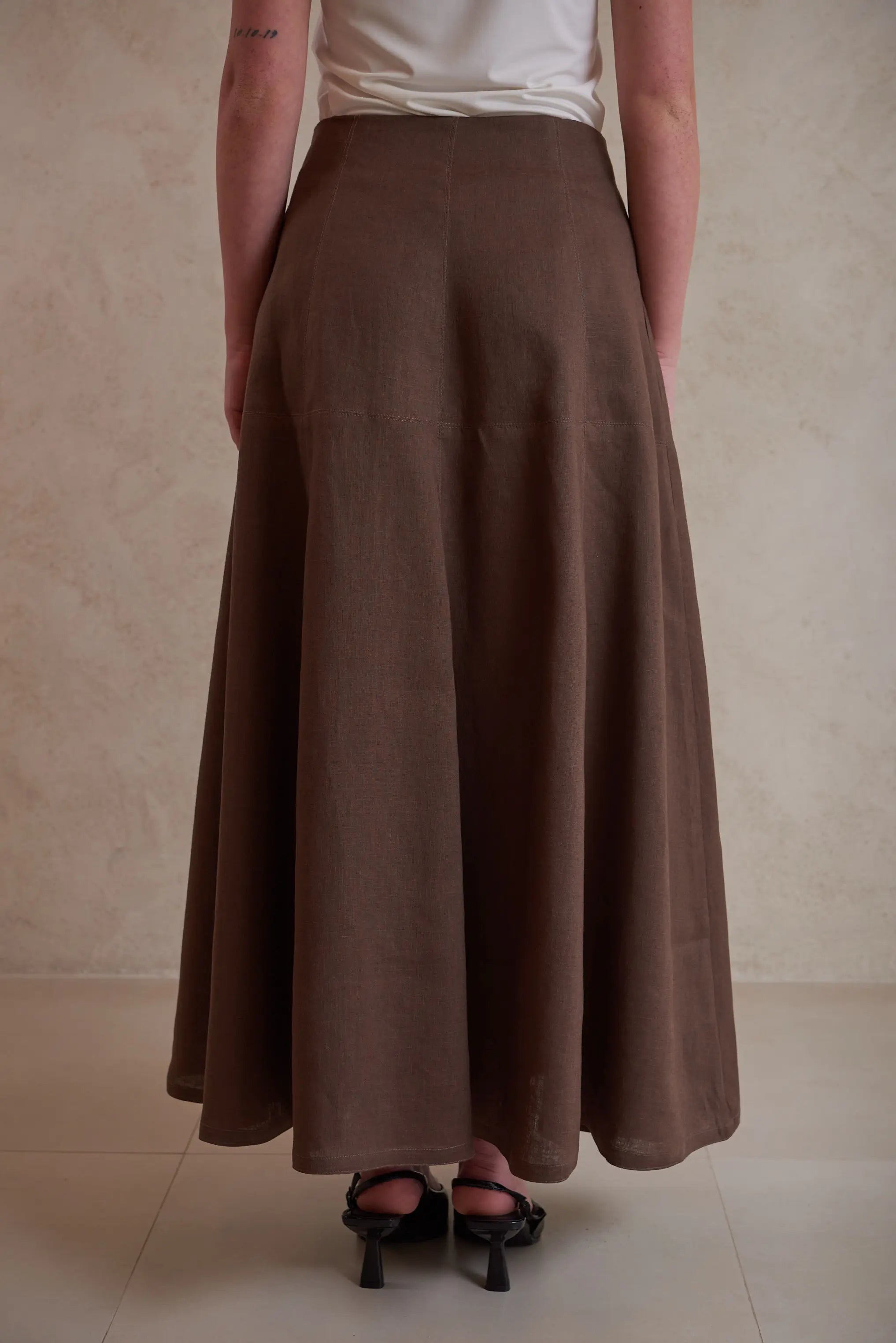 Linen Maxi Skirt