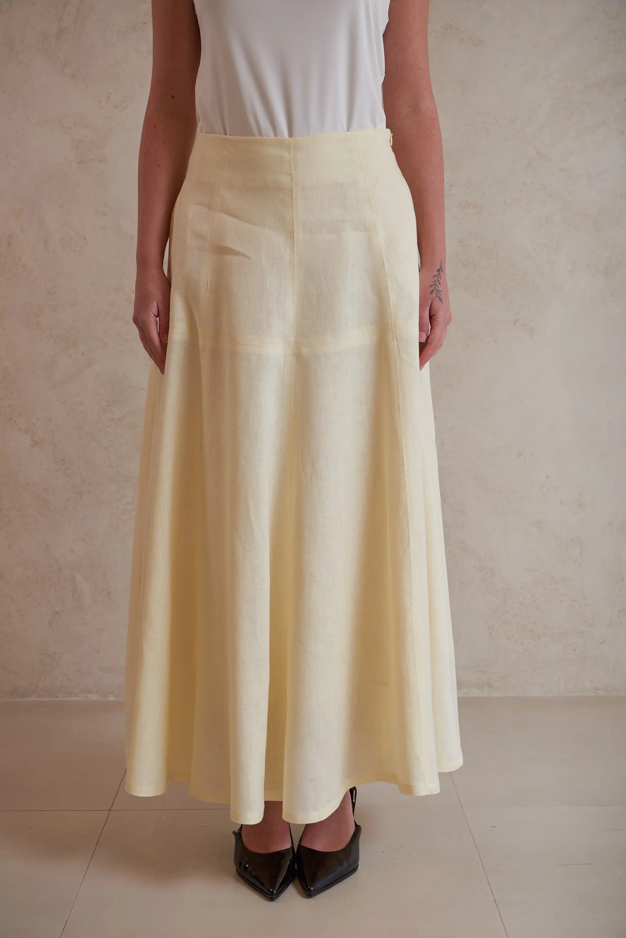 Linen Maxi Skirt