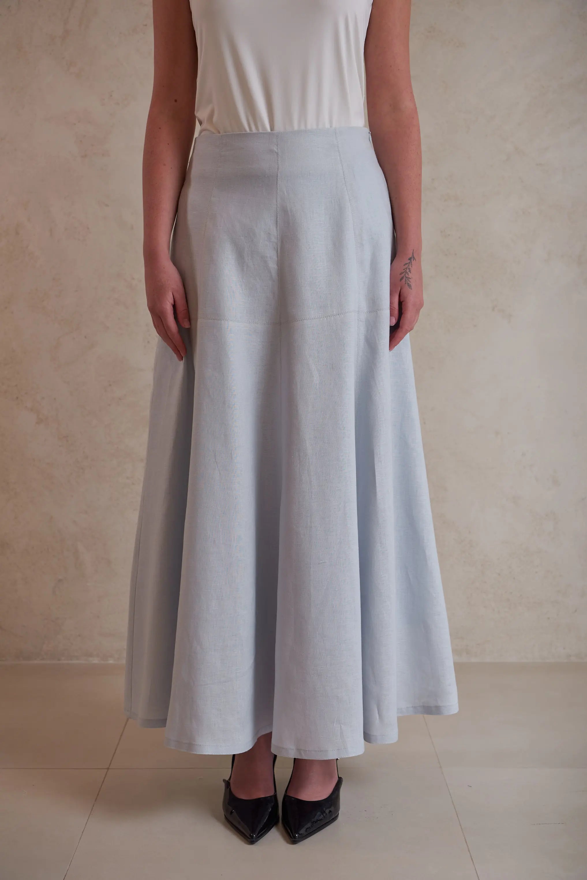 Linen Maxi Skirt