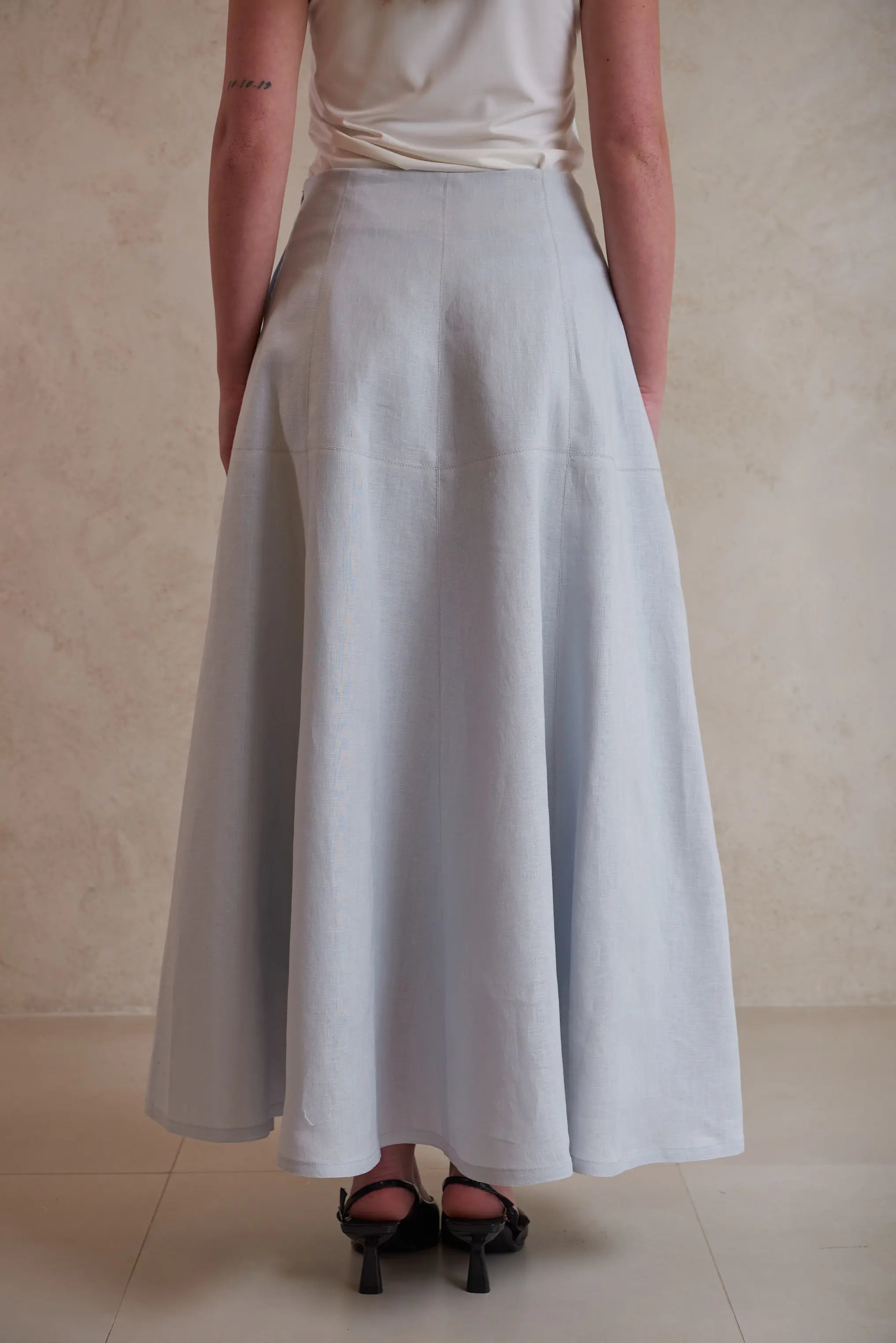 Linen Maxi Skirt